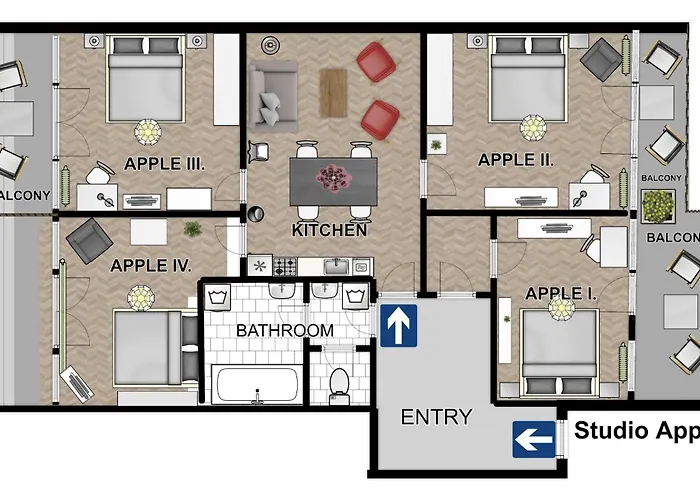 New Town - Apple Apartments