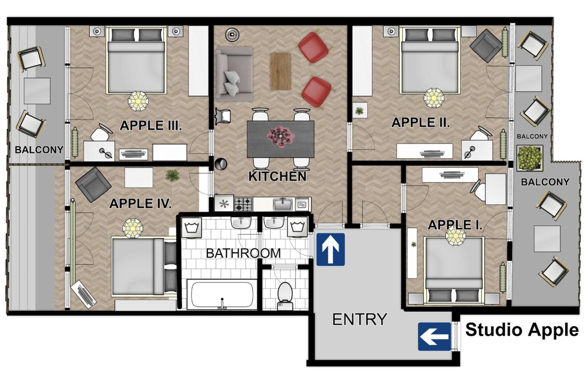 Apartamento New Town - Apple Praga